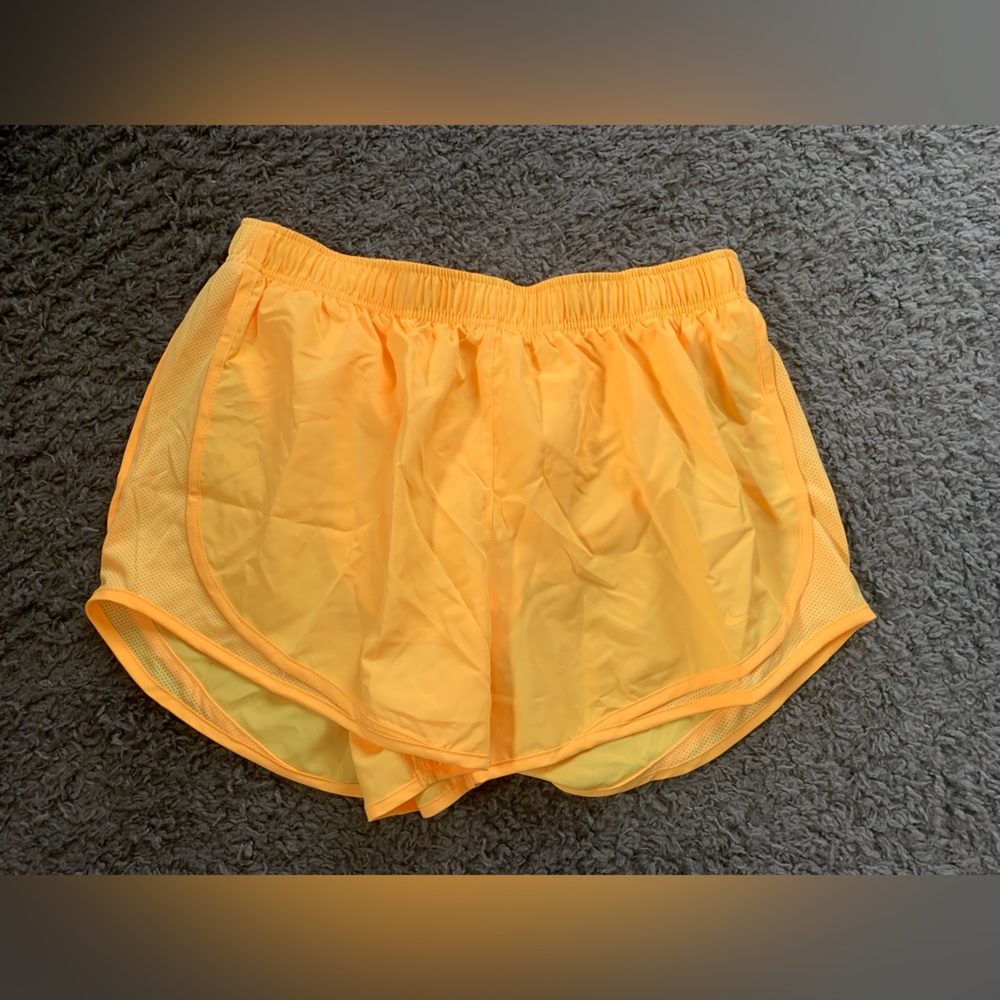 Orange Nike Athletic Shorts